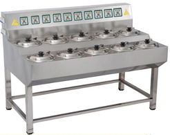 全現(xiàn)代數(shù)碼版單層雙排10頭煲仔飯機(jī) 專業(yè)設(shè)備，高效烹飪之選